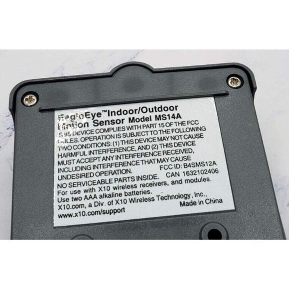 X-10 PowerHouse Eagle Eye Motion Detector MS14A New In Box - Picture 6 of 6